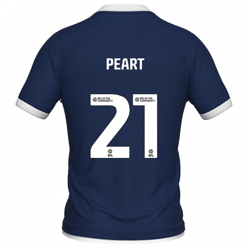 גברים Kalani Peart #21 כחול נייבי לבן ג'רזי ביתית 2025/26 חולצה קצרה