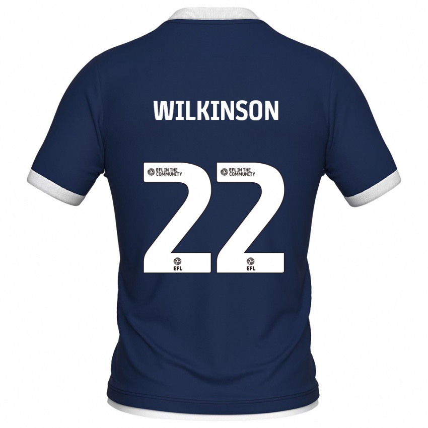 גברים Chloe Wilkinson #22 כחול נייבי לבן ג'רזי ביתית 2025/26 חולצה קצרה