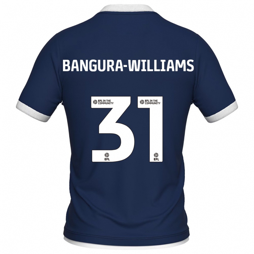 גברים ראיס בנגורה-וויליאמס #31 כחול נייבי לבן ג'רזי ביתית 2025/26 חולצה קצרה