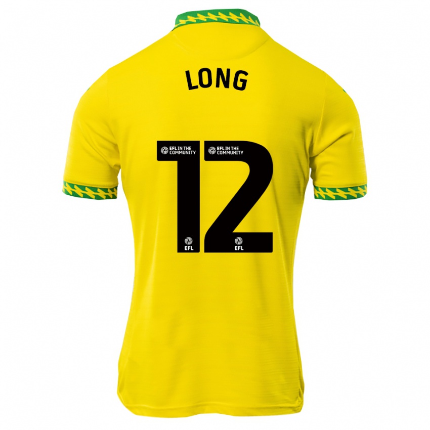 גברים ג'ורג' לונג #12 לבן ירוק ג'רזי ביתית 2025/26 חולצה קצרה