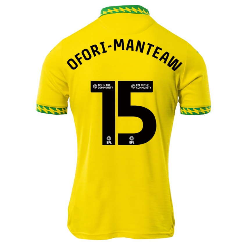 גברים לויד אופורי-מנטו #15 לבן ירוק ג'רזי ביתית 2025/26 חולצה קצרה