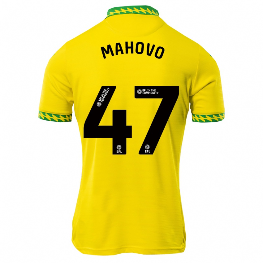 גברים Lucien Mahovo #47 לבן ירוק ג'רזי ביתית 2025/26 חולצה קצרה