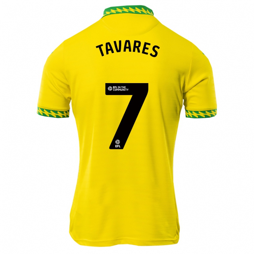 גברים Ajay Tavares #7 לבן ירוק ג'רזי ביתית 2025/26 חולצה קצרה