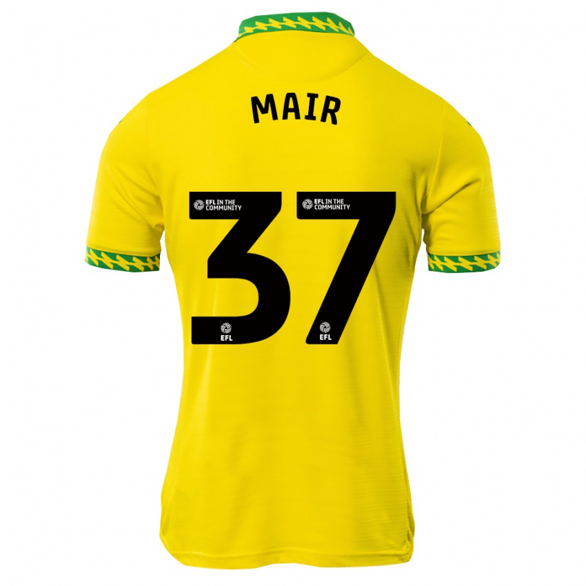 גברים ארצ'י מאיר #37 לבן ירוק ג'רזי ביתית 2025/26 חולצה קצרה