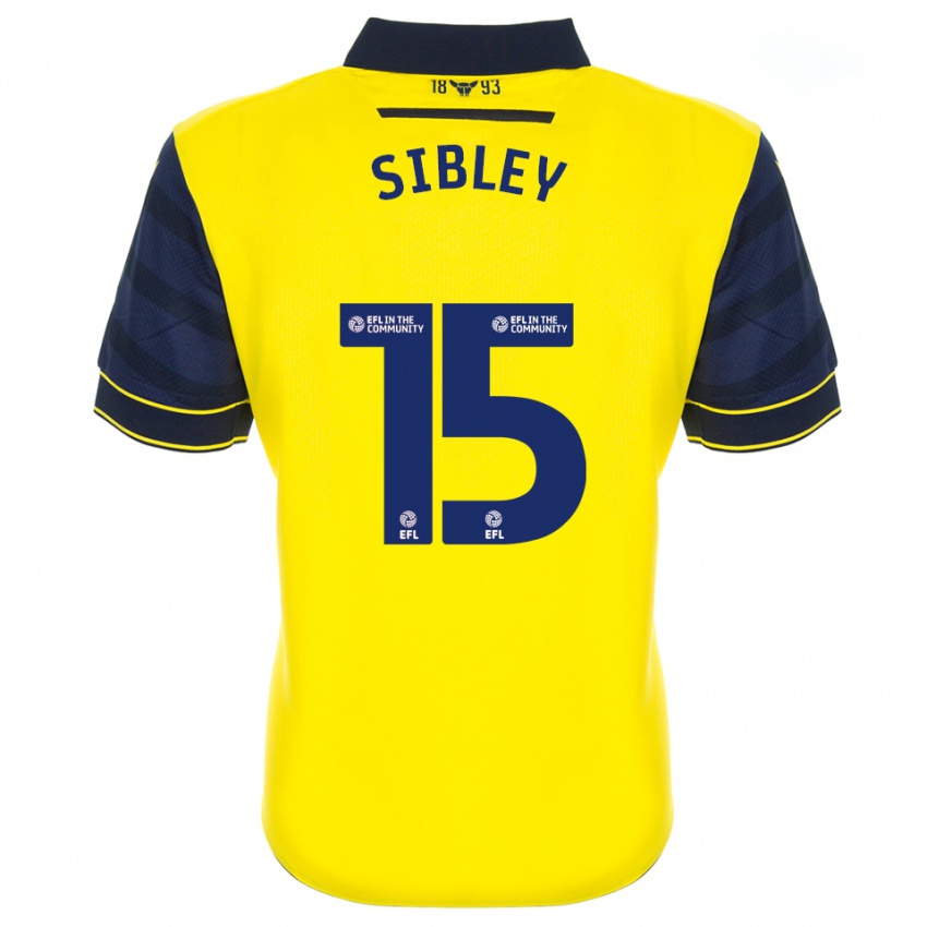 גברים לואי סיבלי #15 צהוב כחול נייבי ג'רזי ביתית 2025/26 חולצה קצרה