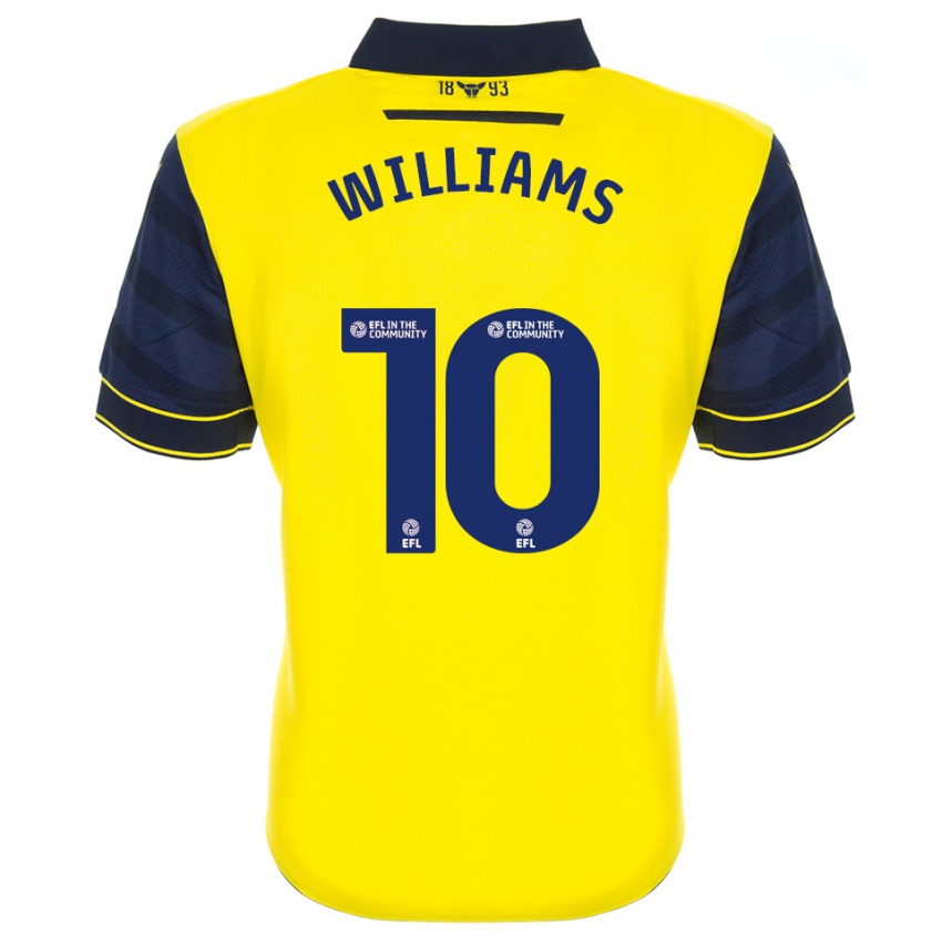 גברים Cheryl Williams #10 צהוב כחול נייבי ג'רזי ביתית 2025/26 חולצה קצרה