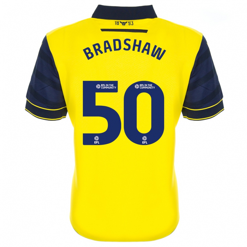 גברים טום ברדשו #50 צהוב כחול נייבי ג'רזי ביתית 2025/26 חולצה קצרה