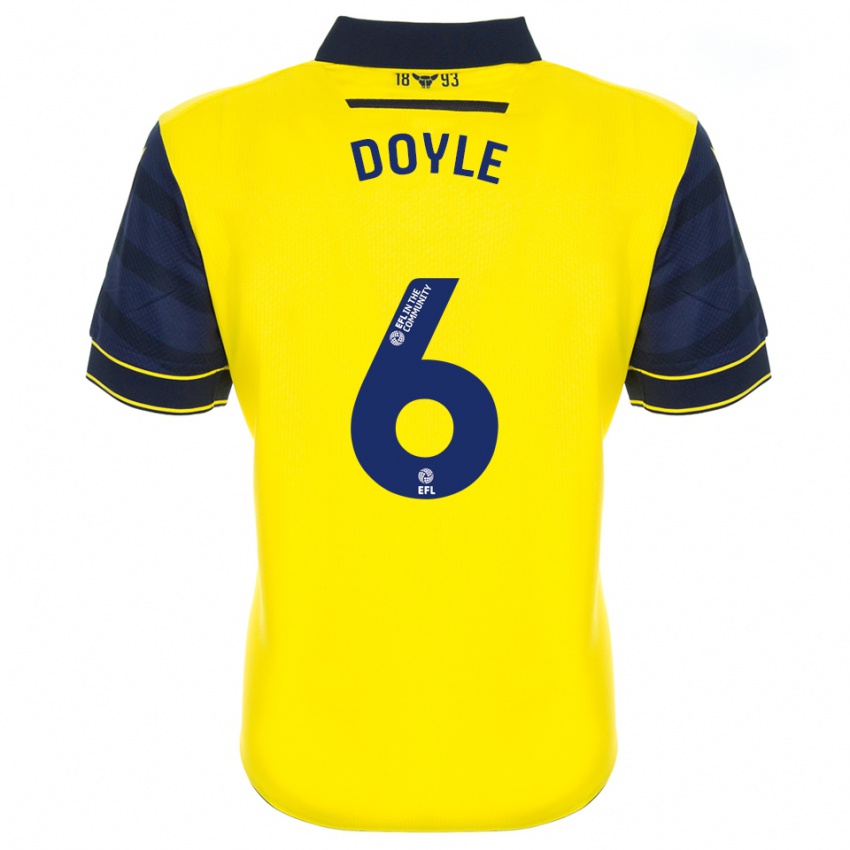 גברים קאלום דויל #6 צהוב כחול נייבי ג'רזי ביתית 2025/26 חולצה קצרה