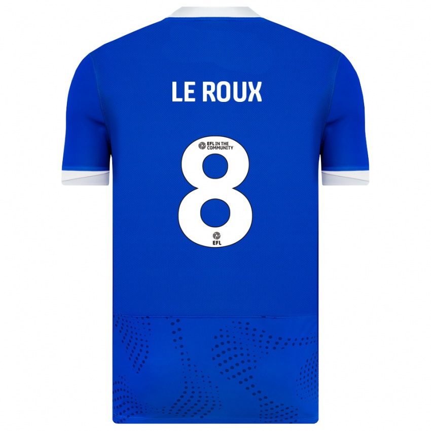 גברים לוק לה רו #8 כחול לבן ג'רזי ביתית 2025/26 חולצה קצרה