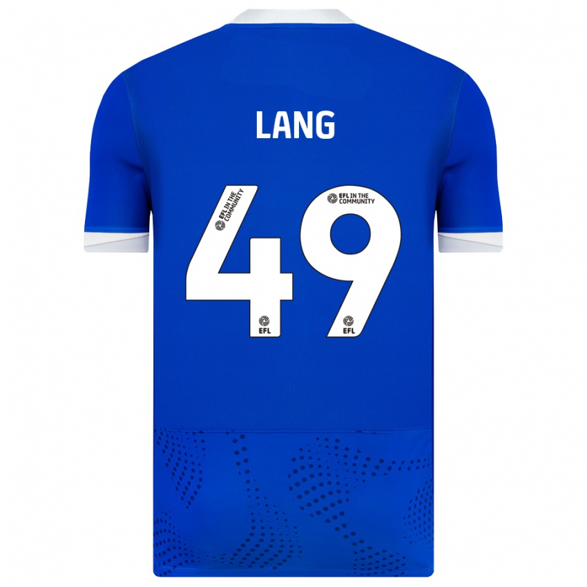 גברים קאלום לאנג #49 כחול לבן ג'רזי ביתית 2025/26 חולצה קצרה