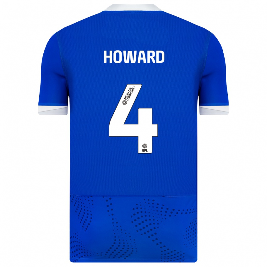 גברים Cody Howard #4 כחול לבן ג'רזי ביתית 2025/26 חולצה קצרה