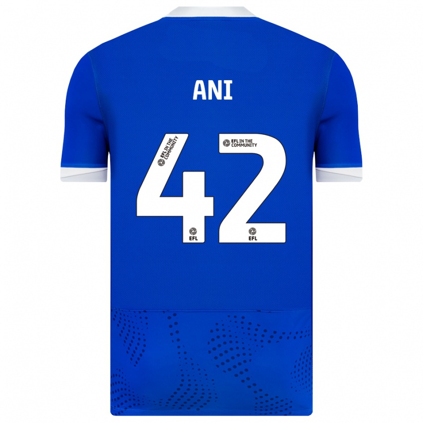 גברים Michael Ani #42 כחול לבן ג'רזי ביתית 2025/26 חולצה קצרה