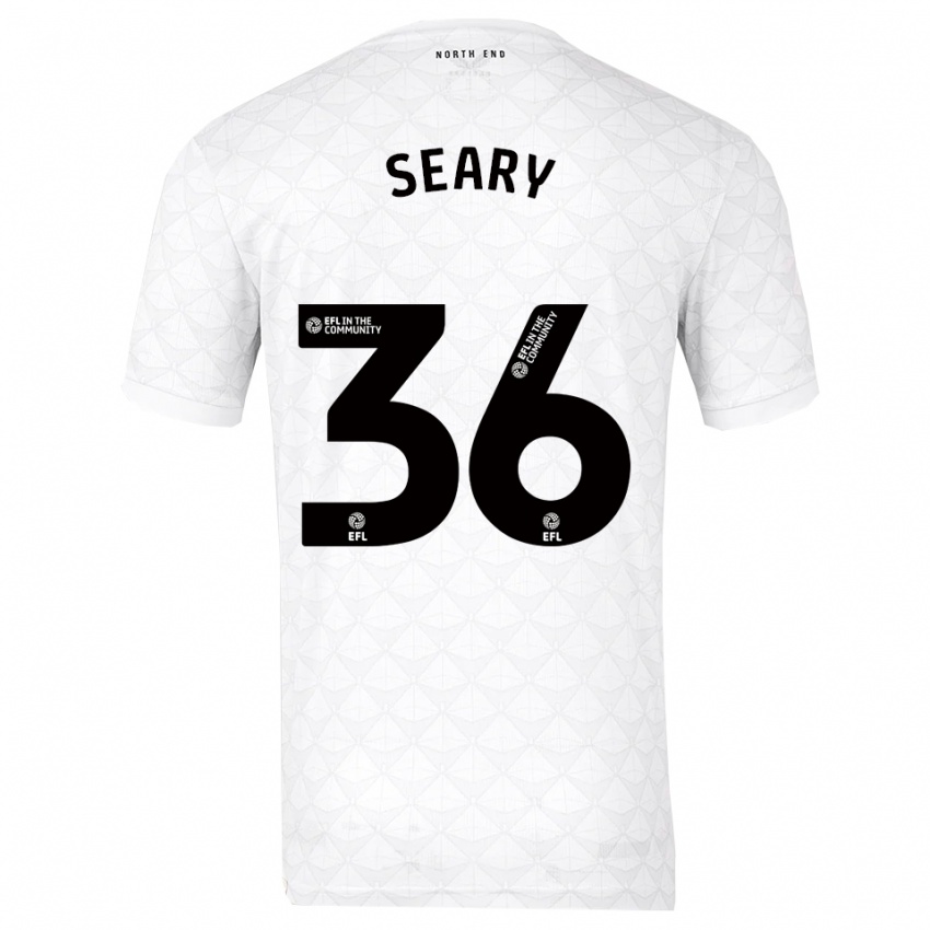 גברים ג׳וש סירי #36 לבן אדום ג'רזי ביתית 2025/26 חולצה קצרה