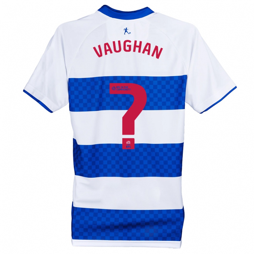 גברים Rohan Vaughan #0 כחול לבן ג'רזי ביתית 2025/26 חולצה קצרה