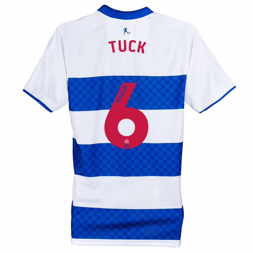 גברים אלפי טאק #6 כחול לבן ג'רזי ביתית 2025/26 חולצה קצרה