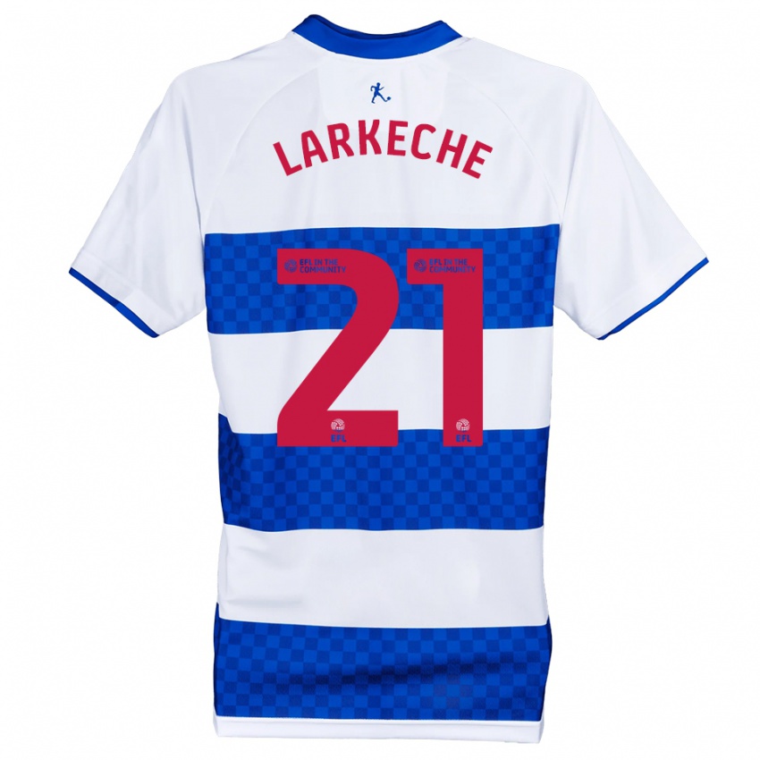גברים זיאד לארקש #21 כחול לבן ג'רזי ביתית 2025/26 חולצה קצרה