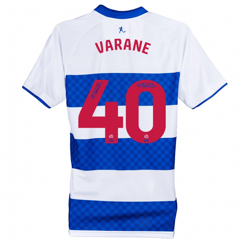 גברים ג'ונתן וראן #40 כחול לבן ג'רזי ביתית 2025/26 חולצה קצרה