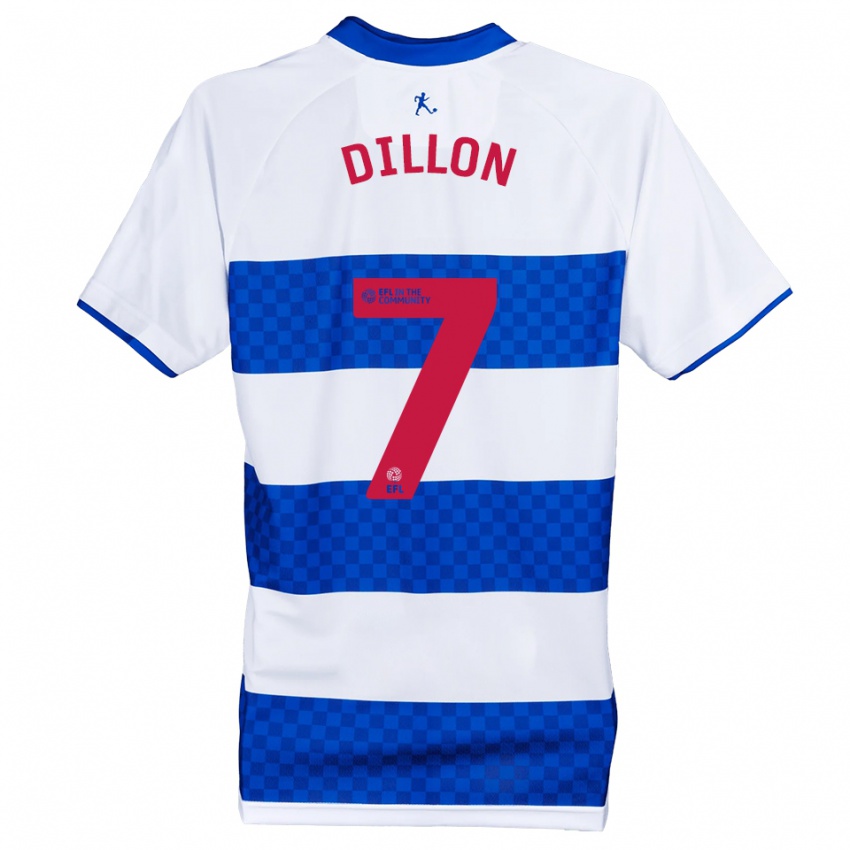 גברים צ׳יאן דילון #7 כחול לבן ג'רזי ביתית 2025/26 חולצה קצרה