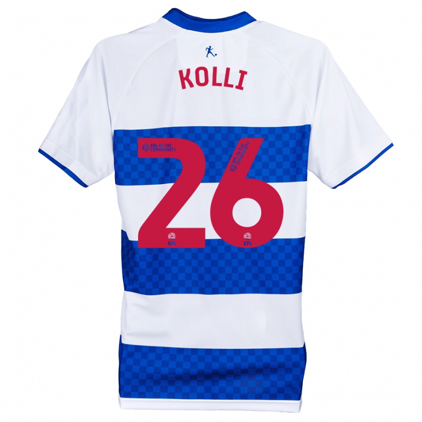 גברים ריאן קולי #26 כחול לבן ג'רזי ביתית 2025/26 חולצה קצרה
