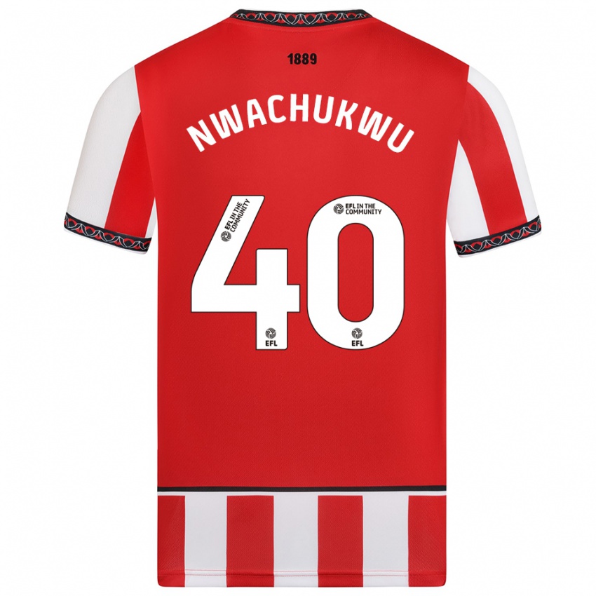 גברים כריסטיאן נוואצ׳וקוו #40 אדום לבן ג'רזי ביתית 2025/26 חולצה קצרה