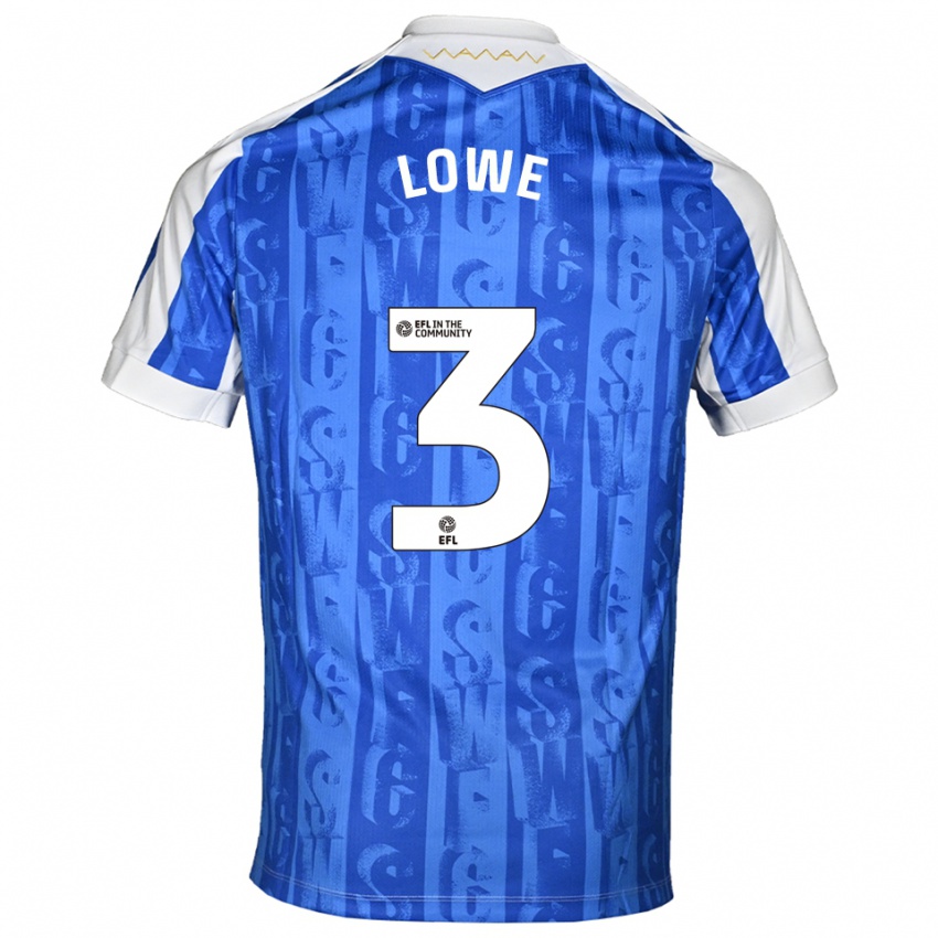 גברים מקס לאו #3 כחול לבן ג'רזי ביתית 2025/26 חולצה קצרה