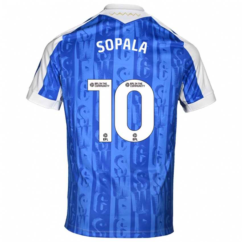 גברים אודהאן סופאלה #10 כחול לבן ג'רזי ביתית 2025/26 חולצה קצרה