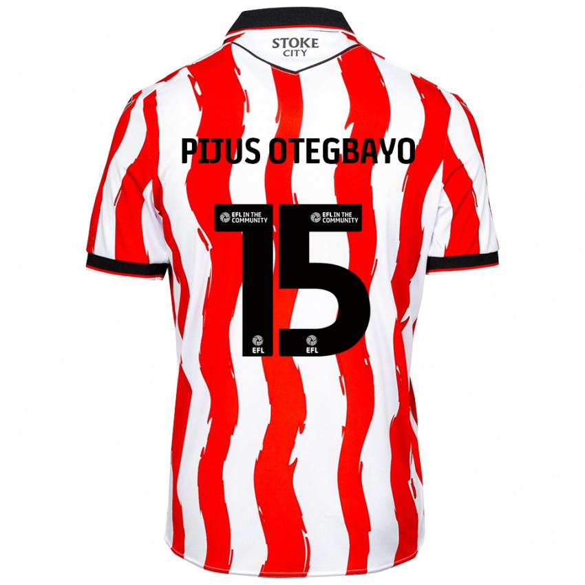 גברים רפאל-פיוס אוטגבאיו #15 לבן אדום ג'רזי ביתית 2025/26 חולצה קצרה