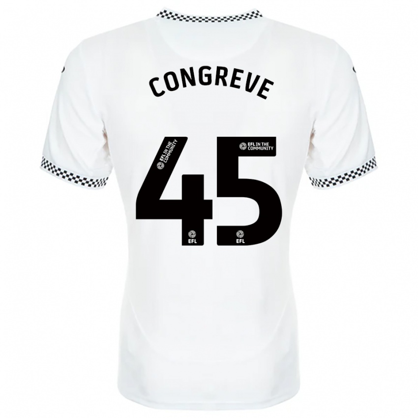 גברים קמרון קונריב #45 לבן כתום ג'רזי ביתית 2025/26 חולצה קצרה