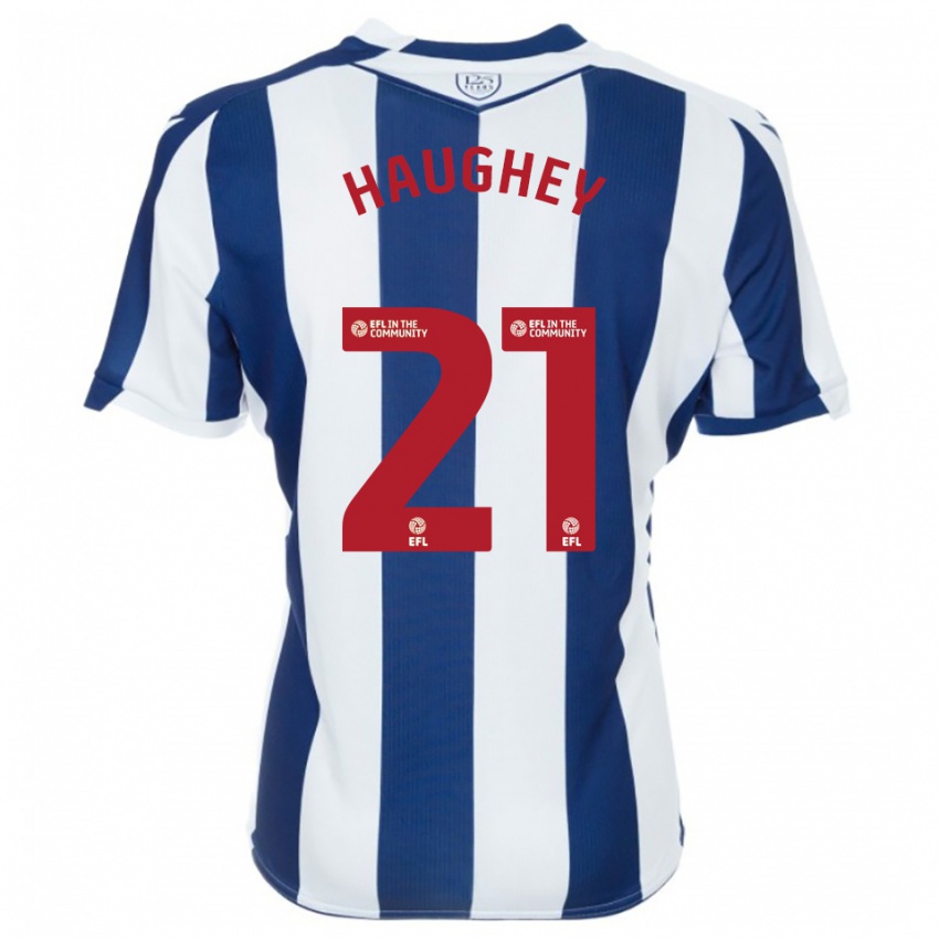 גברים אלה הוהי #21 כחול נייבי לבן ג'רזי ביתית 2025/26 חולצה קצרה