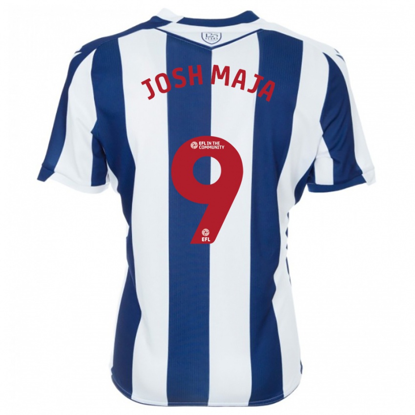 גברים ג'וש מאג'ה #9 כחול נייבי לבן ג'רזי ביתית 2025/26 חולצה קצרה