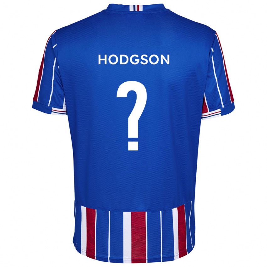 גברים Jamie Hodgson #0 כחול אדום לבן ג'רזי ביתית 2025/26 חולצה קצרה