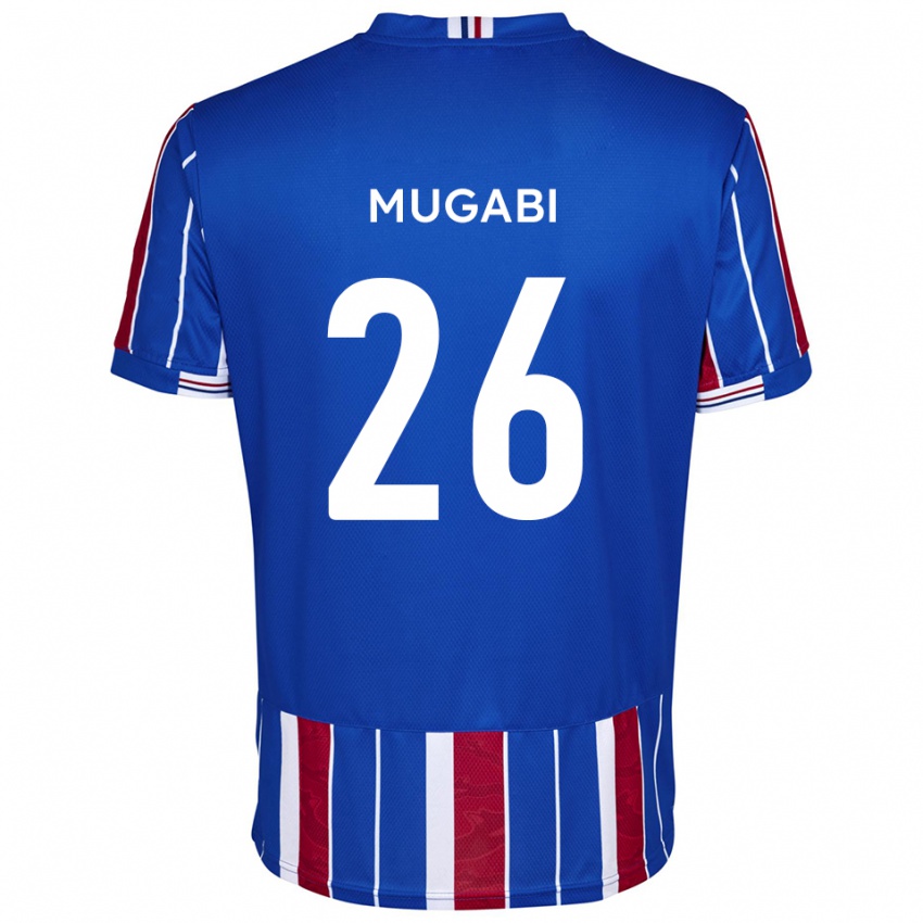 גברים בוויס מוגאבי #26 כחול אדום לבן ג'רזי ביתית 2025/26 חולצה קצרה