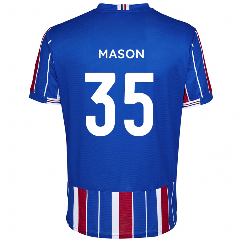 גברים סב מייסון #35 כחול אדום לבן ג'רזי ביתית 2025/26 חולצה קצרה