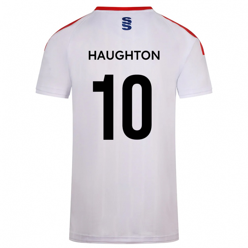 גברים ניק הוטון #10 לבן כחול נייבי ג'רזי ביתית 2025/26 חולצה קצרה