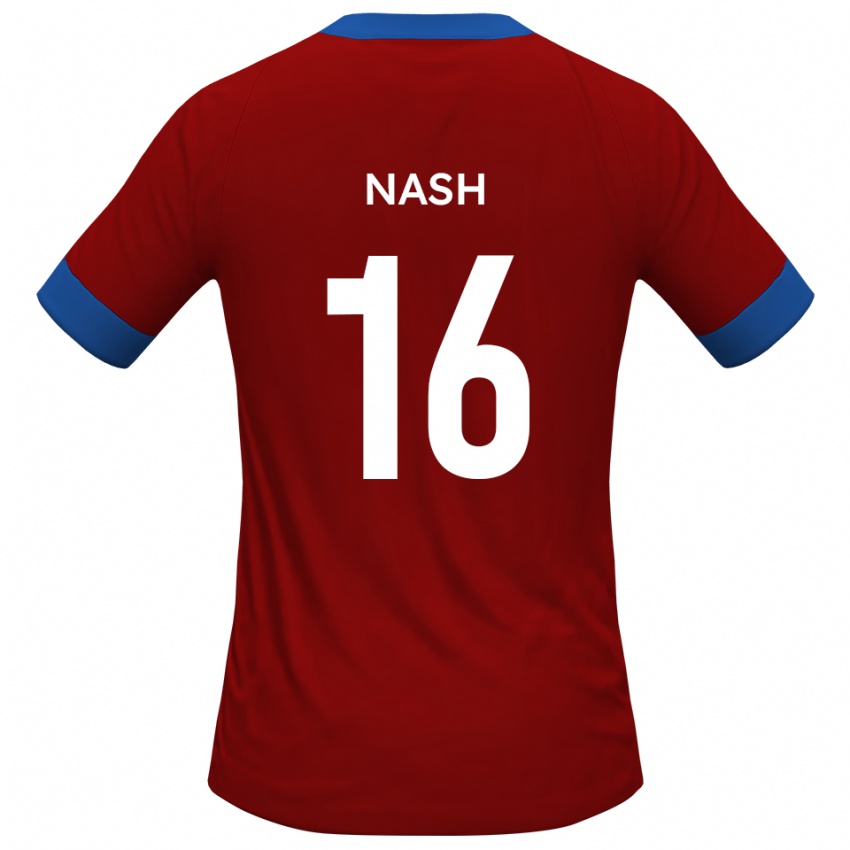 גברים Pat Nash #16 כחול אדום ג'רזי ביתית 2025/26 חולצה קצרה