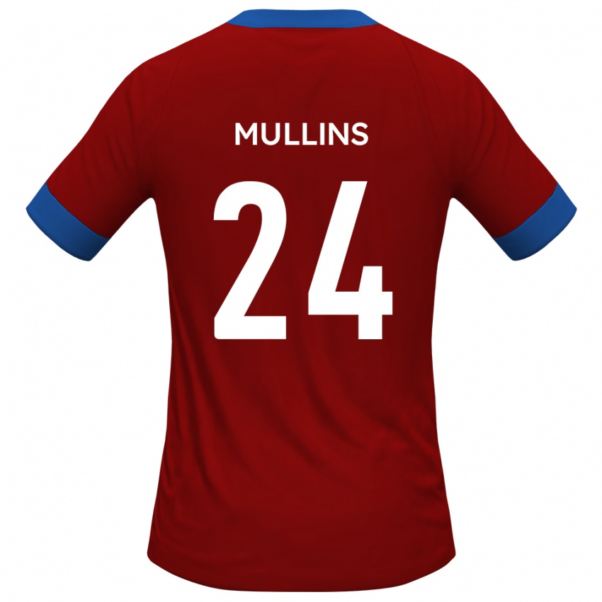 גברים מקסוול ג׳ורדן מולינס #24 כחול אדום ג'רזי ביתית 2025/26 חולצה קצרה
