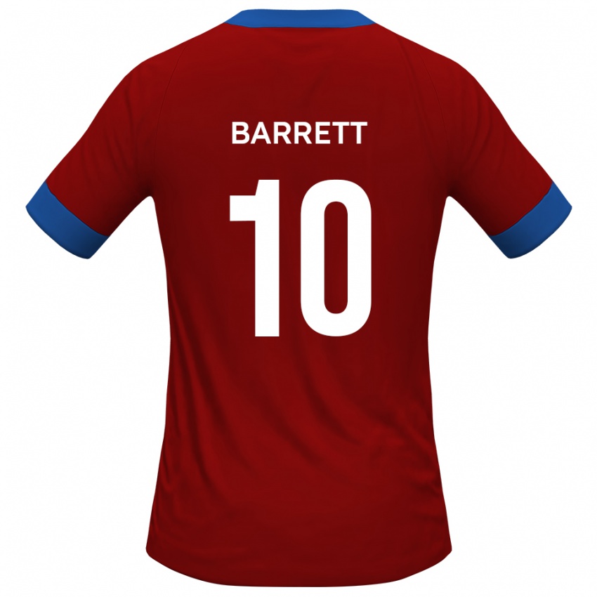 גברים ג'וש בארט #10 כחול אדום ג'רזי ביתית 2025/26 חולצה קצרה