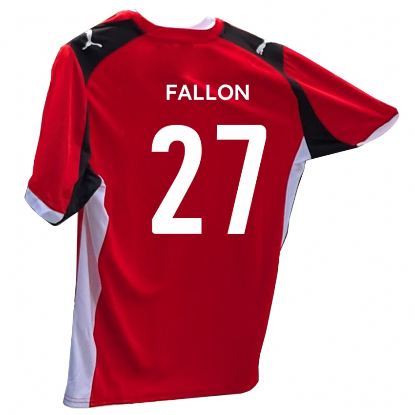 גברים לואי פאלון #27 אדום לבן ג'רזי ביתית 2025/26 חולצה קצרה