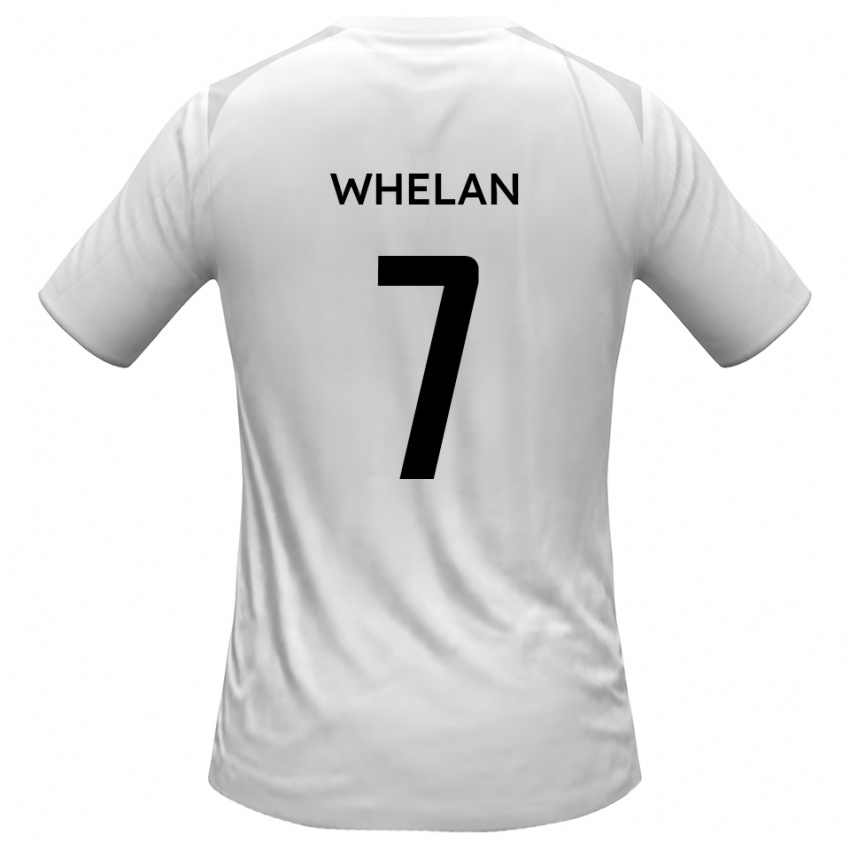 גברים Tom Whelan #7 לבן אפור ג'רזי ביתית 2025/26 חולצה קצרה