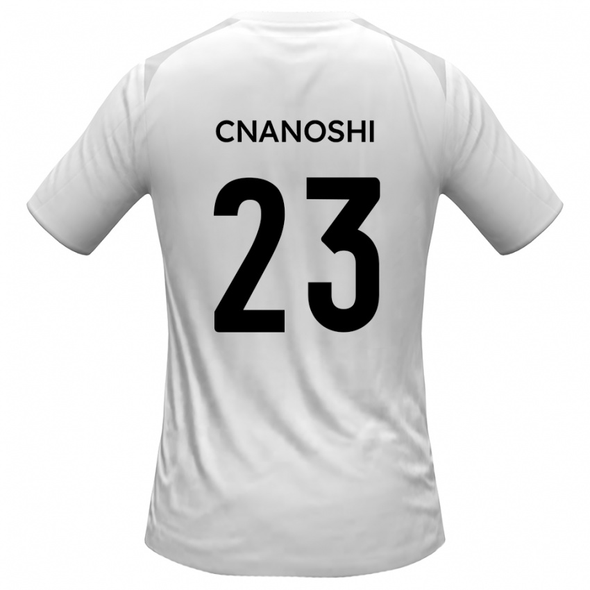 גברים Darius Cnanoshi #23 לבן אפור ג'רזי ביתית 2025/26 חולצה קצרה