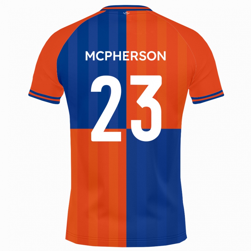 גברים Cameron Mcpherson #23 כתום כחול מלכותי ג'רזי ביתית 2025/26 חולצה קצרה