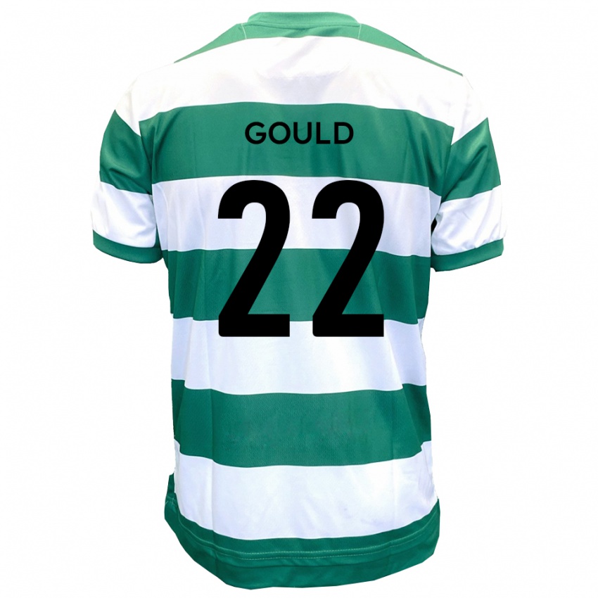 גברים Matt Gould #22 ירוק לבן ג'רזי ביתית 2025/26 חולצה קצרה