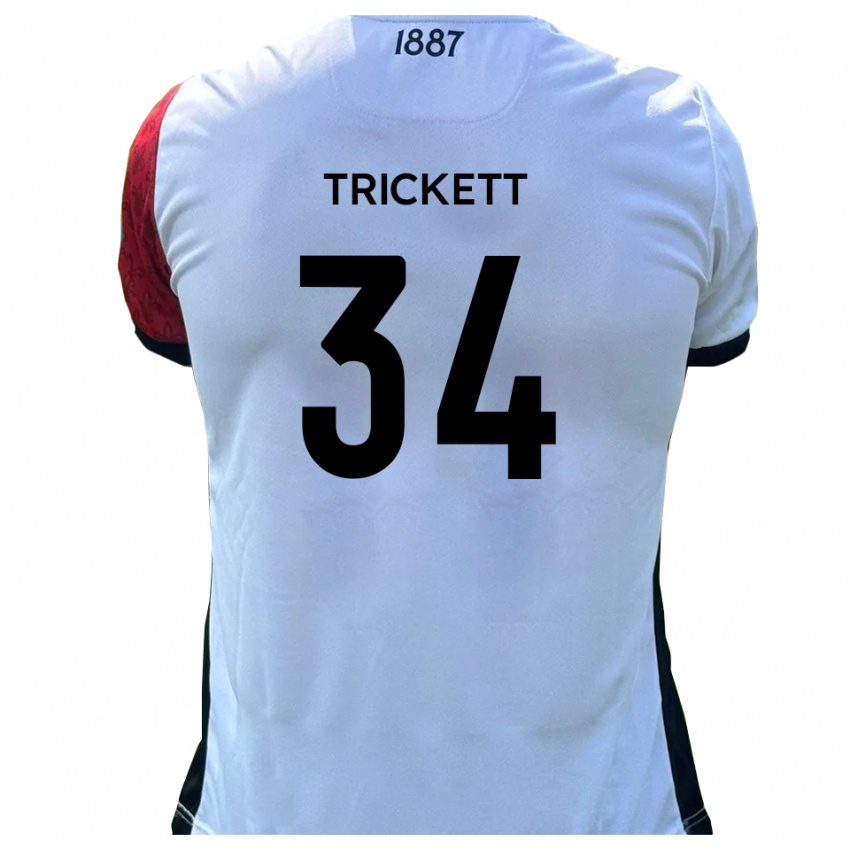 גברים יודן טריקט #34 אדום לבן ג'רזי ביתית 2025/26 חולצה קצרה