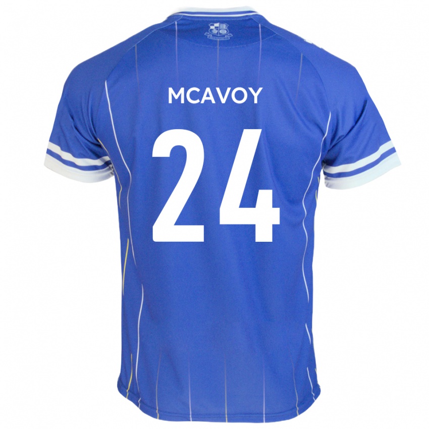 גברים קונור מק׳אבוי #24 כחול מלכותי ג'רזי ביתית 2025/26 חולצה קצרה