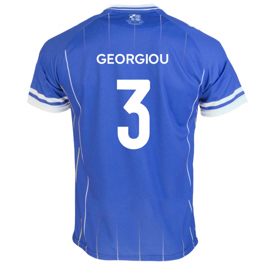 גברים אנטוני ג'ורג'יו #3 כחול מלכותי ג'רזי ביתית 2025/26 חולצה קצרה
