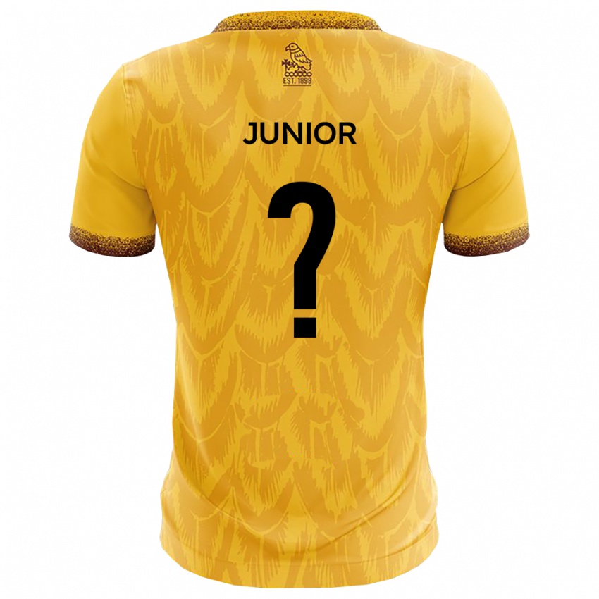 גברים Jordan Junior #0 צהוב חום ג'רזי ביתית 2025/26 חולצה קצרה