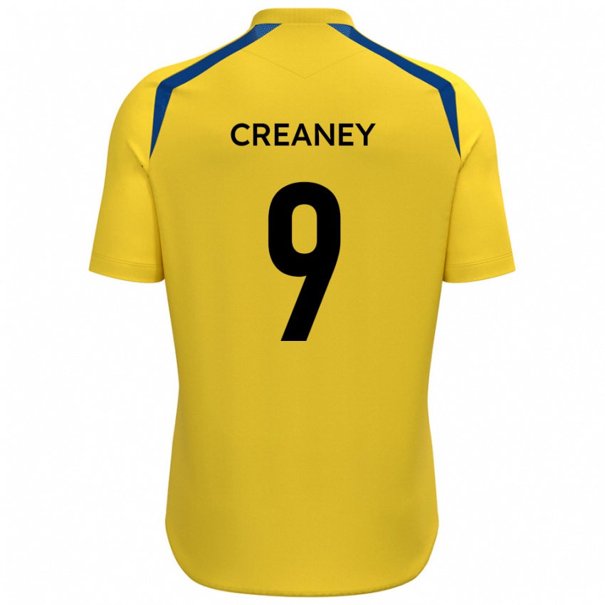 גברים דן קריני #9 צהוב כחול ג'רזי ביתית 2025/26 חולצה קצרה