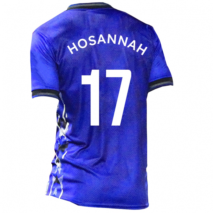 גברים ברייס הוסאנה #17 כחול לבן ג'רזי ביתית 2025/26 חולצה קצרה