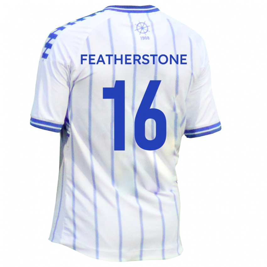 גברים ניקי פית'רסטון #16 לבן כחול ג'רזי ביתית 2025/26 חולצה קצרה