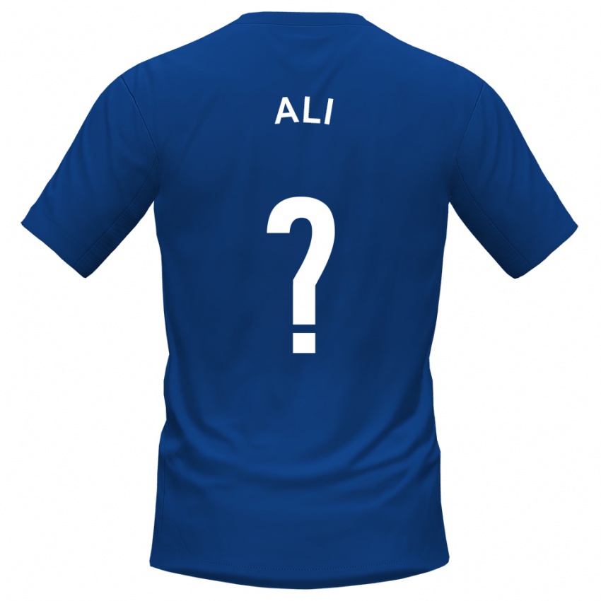 גברים Kameron Ali #0 כחול לבן ג'רזי ביתית 2025/26 חולצה קצרה